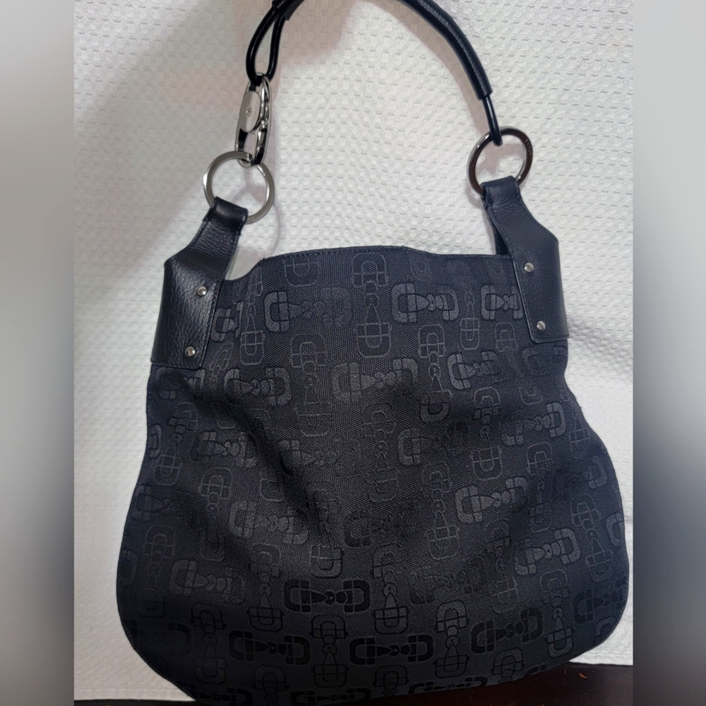 Authentic Gucci Horsebit Canvas Hobo